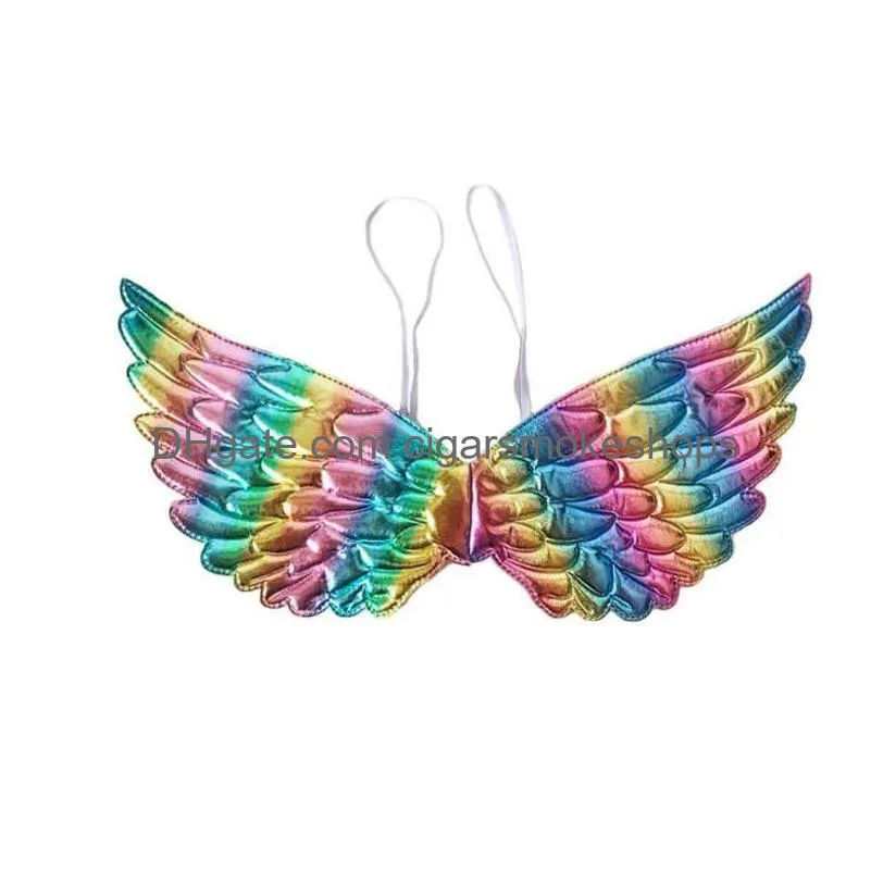 fairy angel wings - colorful costume accessory for halloween, weddings, birthdays & diy decor