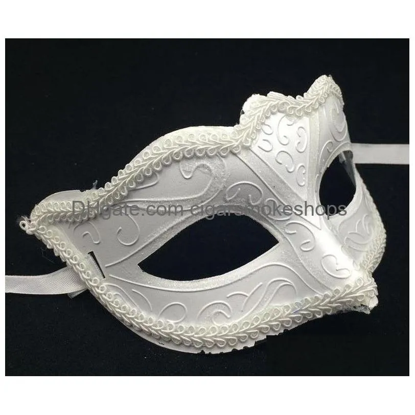 venetian masquerade party mask by mardi gras man - half-face sexy woman dance mask for halloween & christmas