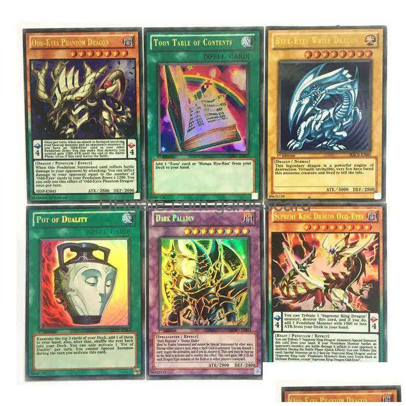 new japanese anime yugioh collection rare cards box yu gi oh sky dragon game hobby collectibles cards holder for child gift toys