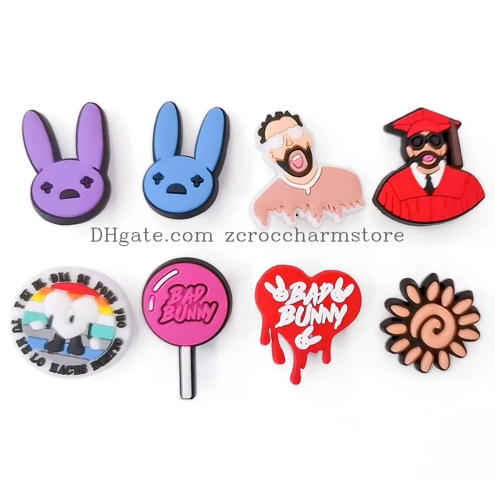 shoe cute charms shoes decoration bunny trendy with buttons for decoration party gifts women and women kids boys girls favor