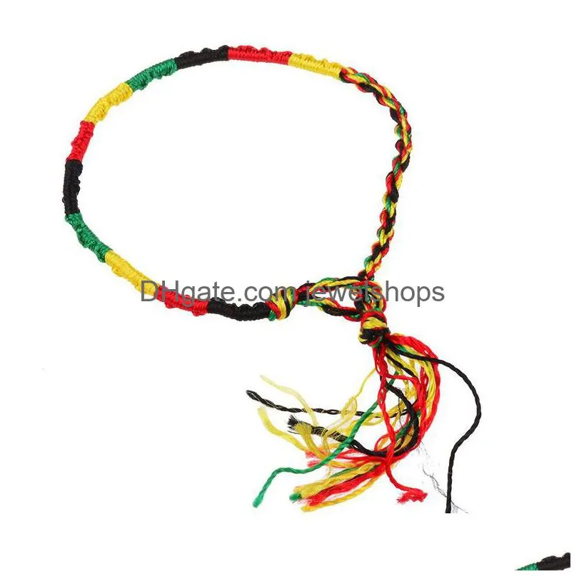 cheap luxury women colorful infinity string wrap bracelet handmade braid cord strand braided rope bangle for girl jewelry in bulk