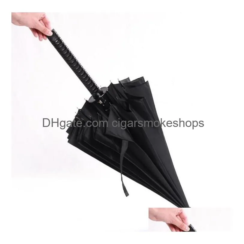 long handle umbrella male and female straight sword umbrella japanese samurai umbrella 24bone child hot pongee