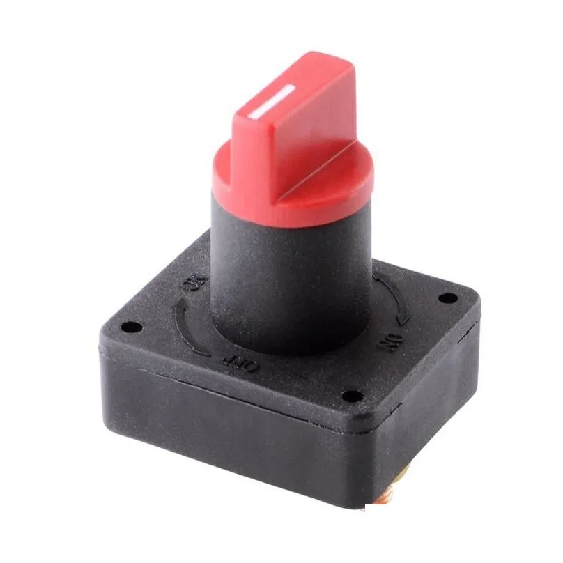 DC12V Motorcycle Switch Battery Master Disconnect Rotary Isolator Cut Off Kill Switchs For Batterys Car Tricycle Motorc