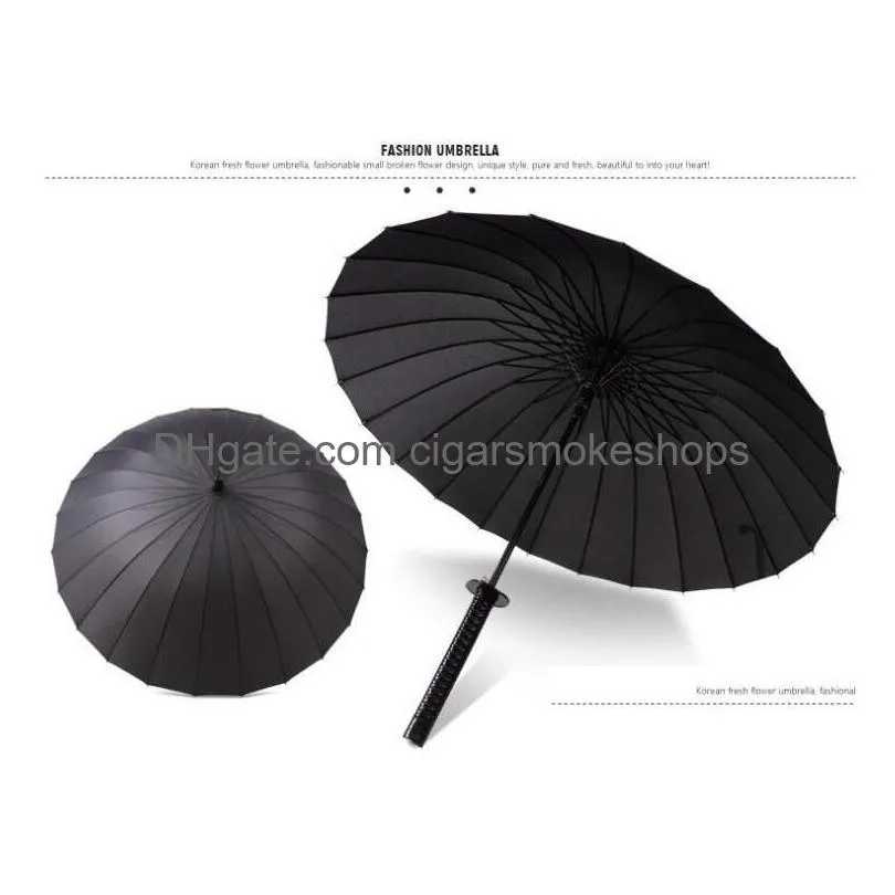 long handle umbrella male and female straight sword umbrella japanese samurai umbrella 24bone child hot pongee