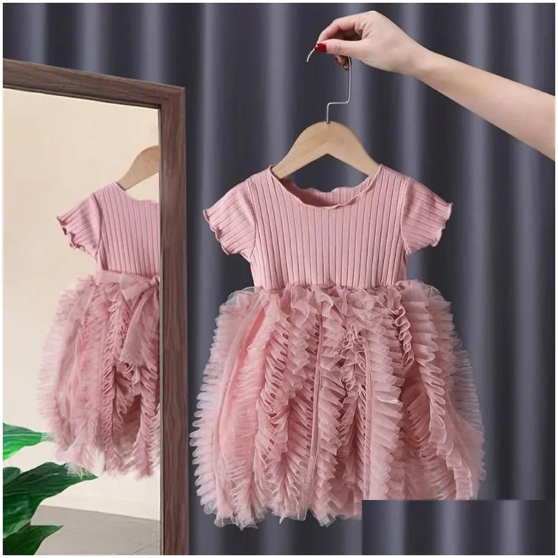 Girl`s Dresses Summer 1 Year Baby Girl Birthday Clothes Dress For Girls Princess Party Infant Clothing Toddler DressGirl`s
