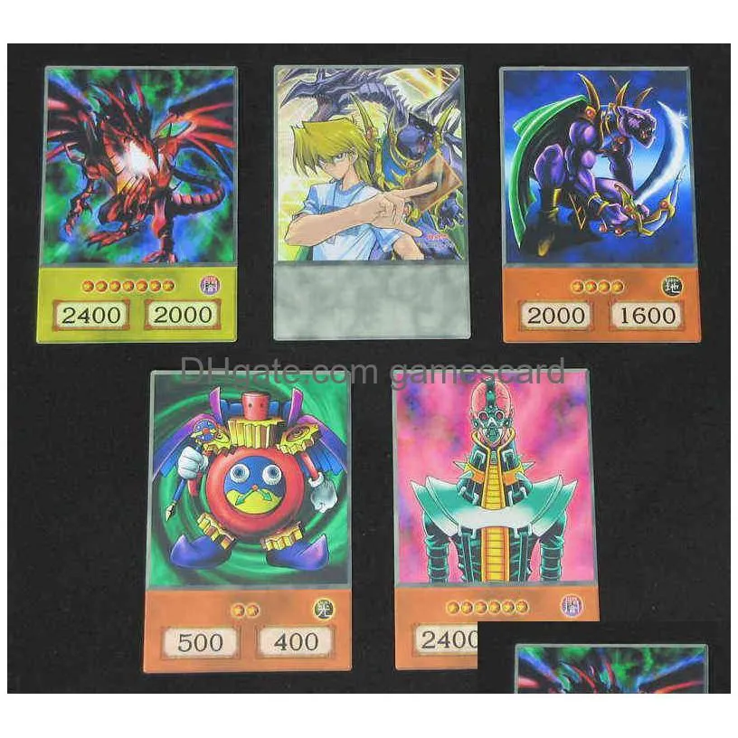 20pcs/set joey wheeler anime style cards katsuya jonouchi signature card jinzo time wizard yugioh dl classic monstar orica g220311