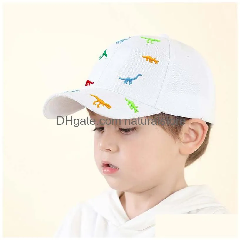 ins casual cartoon print adjustable childrens baseball cap four seasons baby hat