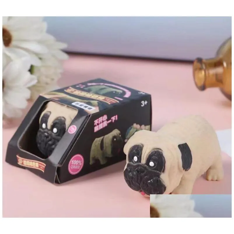 novelty games toys decompression squishy multi pug release pressure toy for kids and adult