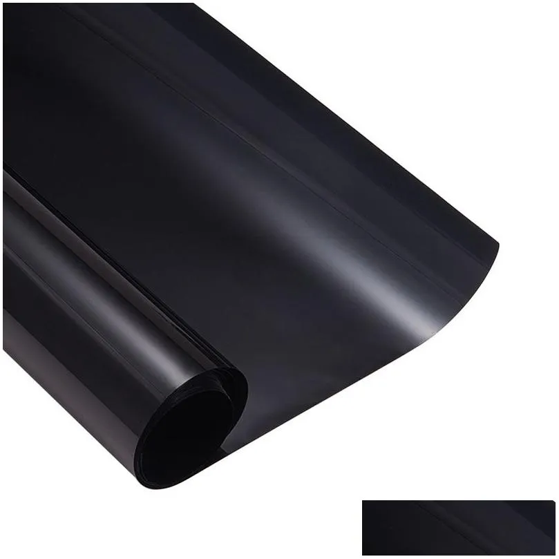 6M*0.5M Car Window Protective Film Black Tint Tinting Roll Kit VLT 8%,15%,25%,35%,50% UV-Proof Resistant for Auto