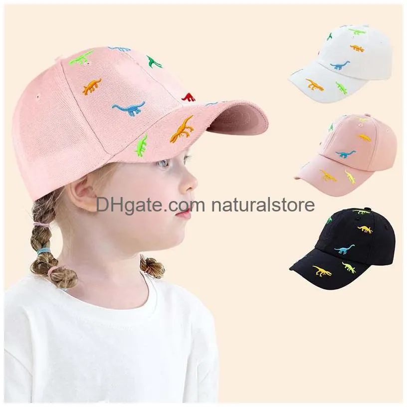 ins casual cartoon print adjustable childrens baseball cap four seasons baby hat