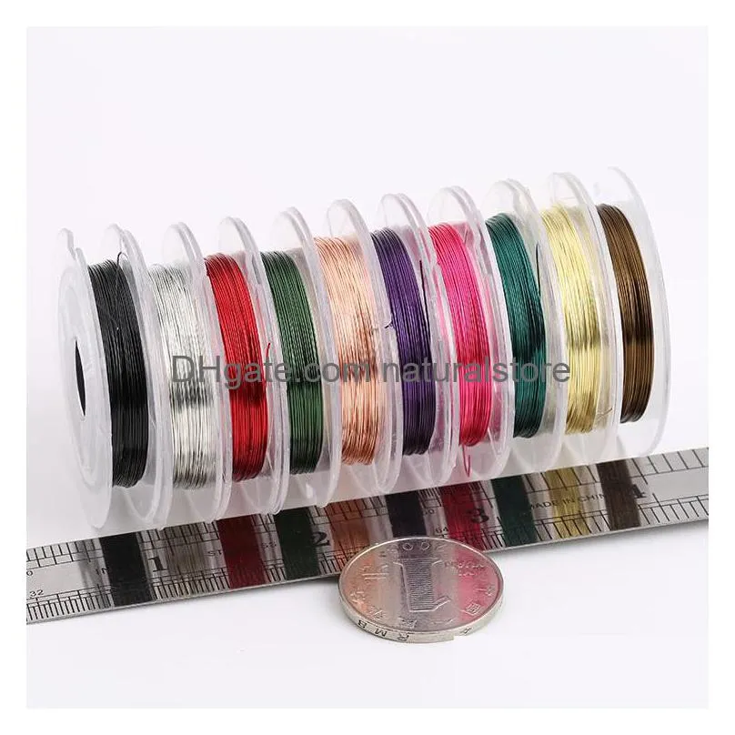 10 roll gold color wire rope 0.3mm stainless steel wires cords diy jewelry making accessories
