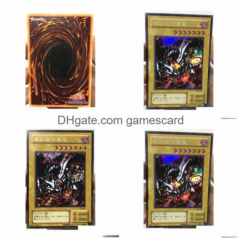 yu gi oh red-eyes b. dragon 2001 prize diy toys hobbies hobby collectibles game collection anime cards g220311