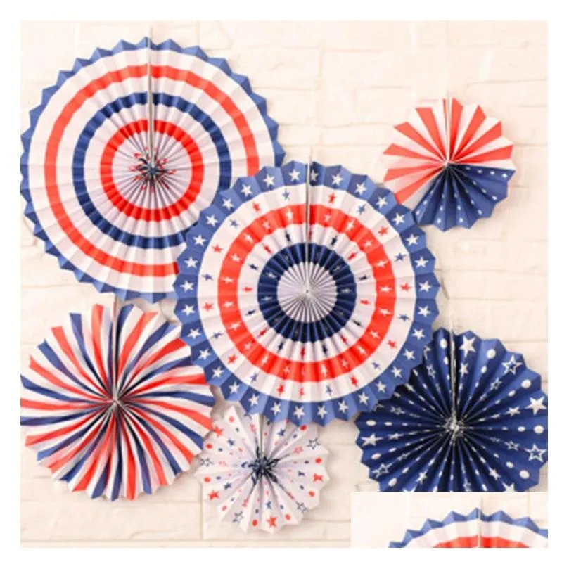 DHL 6pcs/set paper fan flowers fashion wedding decoration handmade paper folding fans for party celebration shop window festival