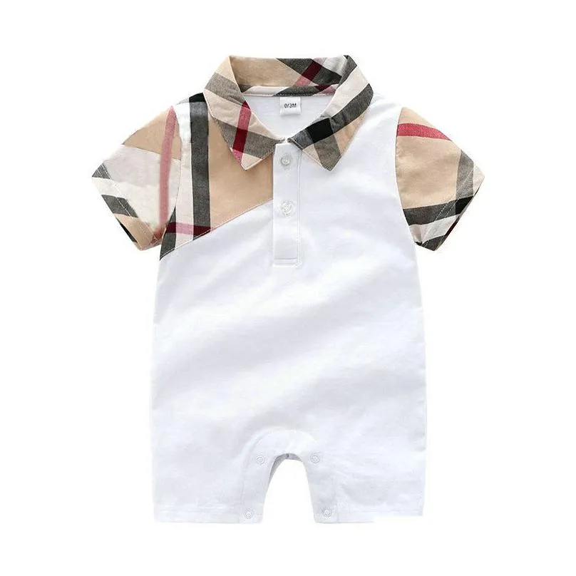 100% cotton newborn rompers baby boy girl summer top quality short-sleeved long sleeve clothes kids jumpsuits children`s clothing