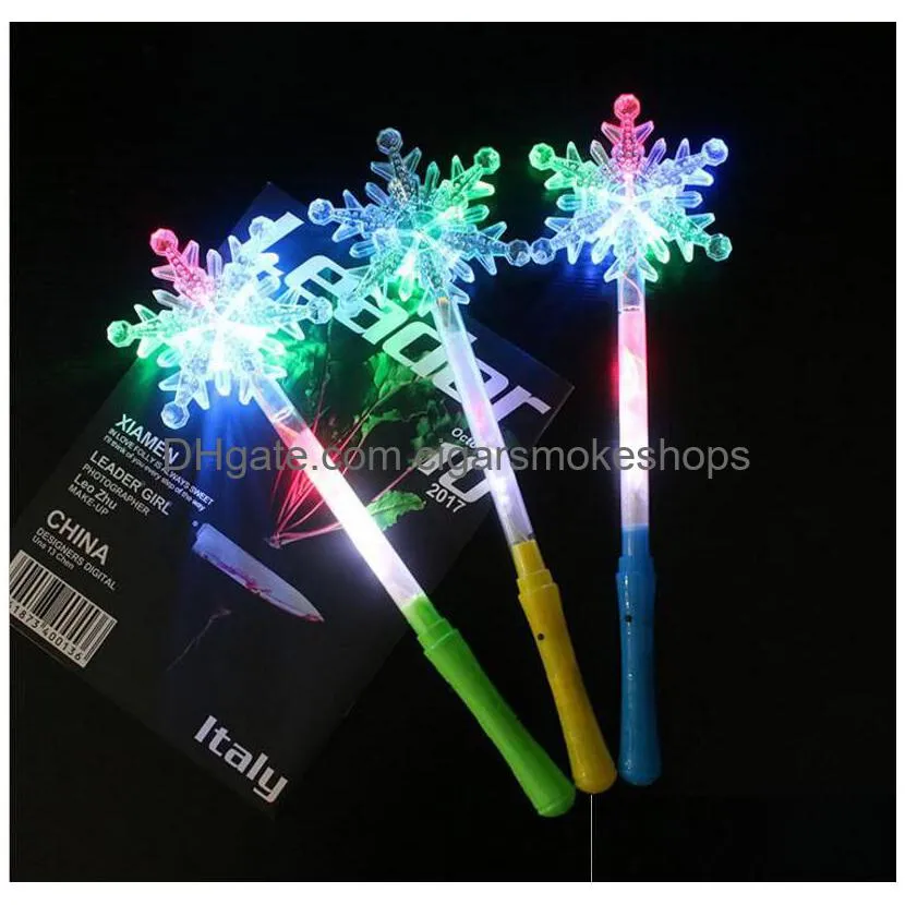 glow party starlight: led five-pointed star flashing stick - creative gift for concerts, raves & props