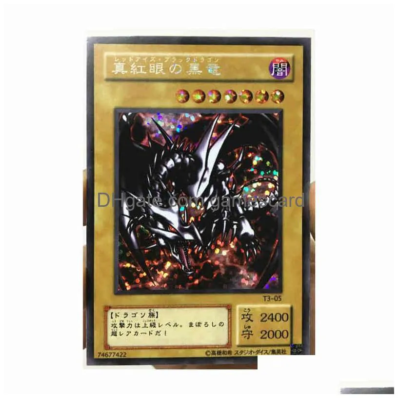 yu gi oh red-eyes b. dragon 2001 prize diy toys hobbies hobby collectibles game collection anime cards g220311