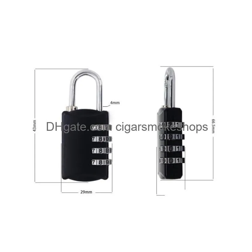 securelock 4-digit combination luggage padlock - tsa approved travel lock for suitcases & baggage