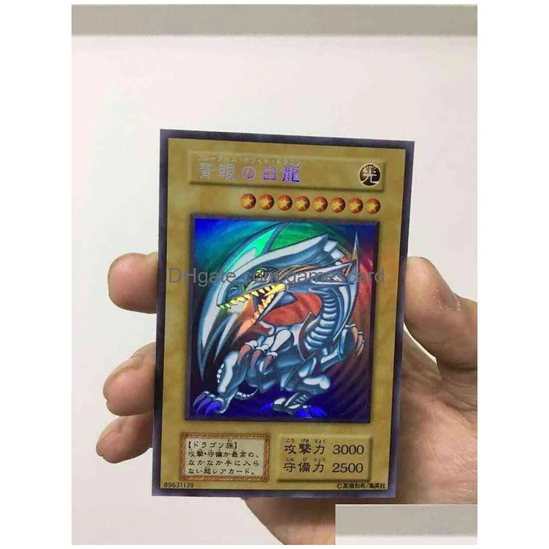 yu gi oh ser blue-eyes white dragon series cr classic board game no horn japanese collection card (not original) g220311