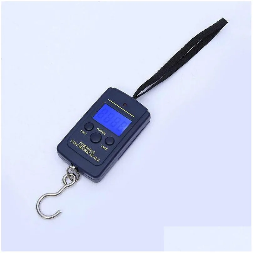 Mini Digital Scales LCD Display Hanging Luggage Fishing Weight Fine Weighing Balance Libra Steelyard Scale RH14793