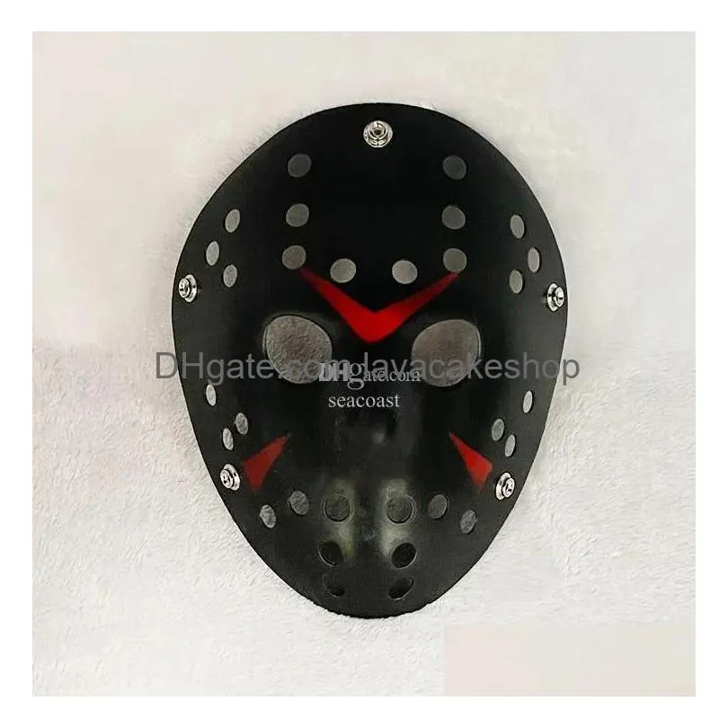 wholesale masquerade masks jason voorhees mask friday the 13th horror movie hockey mask scary halloween costume cosplay plastic party