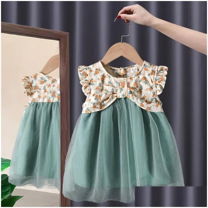 Girl`s Dresses Summer 1 Year Baby Girl Birthday Clothes Dress For Girls Princess Party Infant Clothing Toddler DressGirl`s