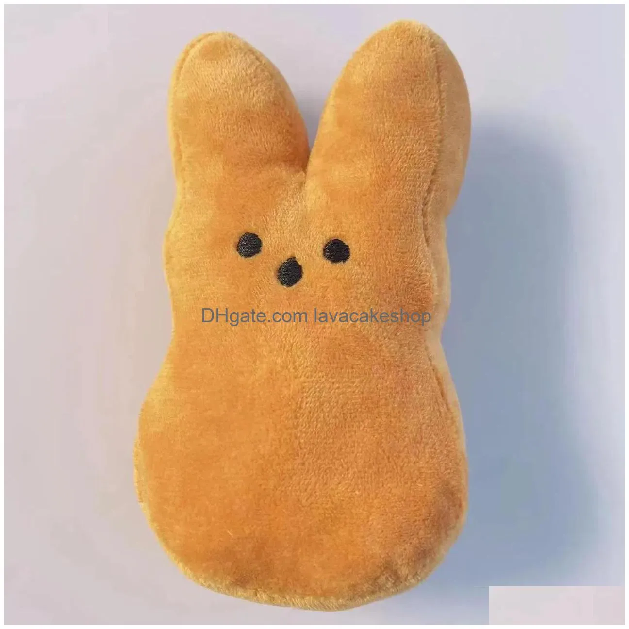 15cm mini easter bunny peeps plush doll pink blue yellow purple rabbit dolls for childrend cute soft plush toys 0220