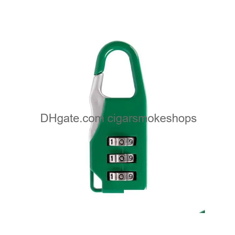 securelock 3-digit combination padlock - zinc alloy password lock for luggage, cabinets, mini lockers - hot seller