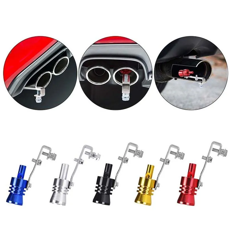 Universal Motobike Simulator Whistle Exhaust System Silencer Fake Turbo Whistles Pipe Sound Motorcycle Muffler Blow Off Car Styling