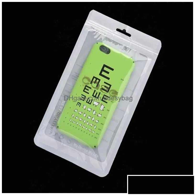 wholesale packing bags 1000pcs/lot 12x21cm plastic zipper bag cell phone accessories mobile case er packaging package wholesale lz0779 drop de