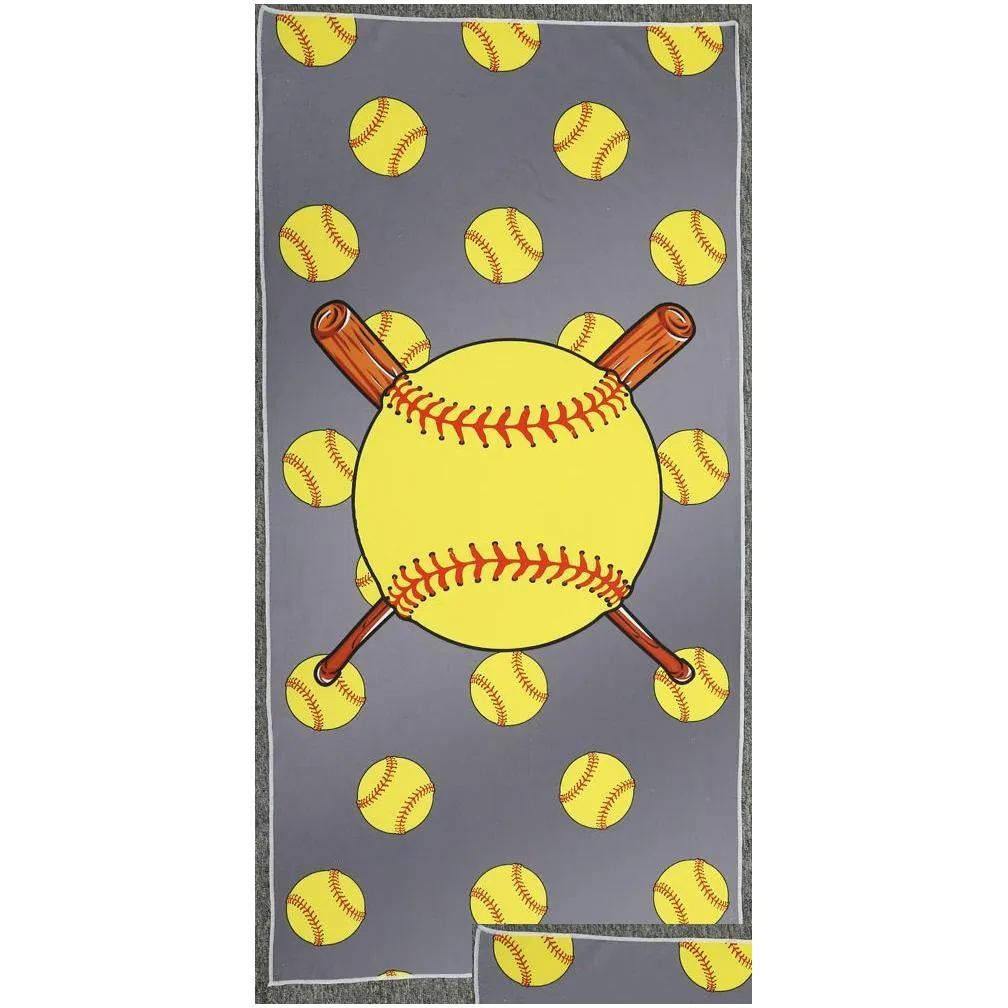 150*75cm Baseball Beach towel Square Cotton blanket bath Microfiber bath towels cover Outdoor Picnic Carpat Yoga Mat Good quality