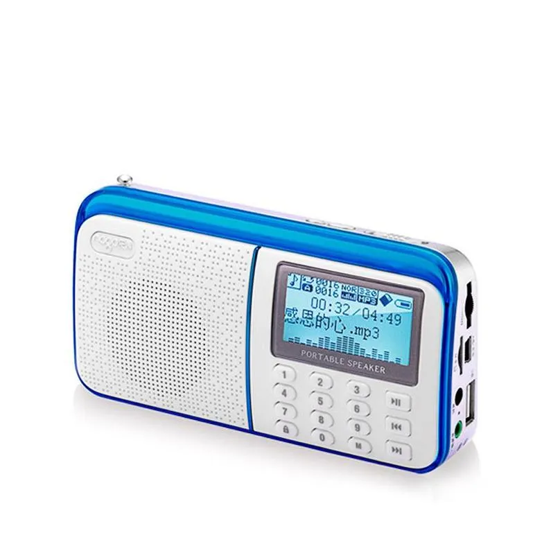 Portable Nogo R909 Speaker travelling MP3 Speaker Support USB/TF card MP3 Player,FM Radio,LCD Calendar and Alarm Clock outdoor