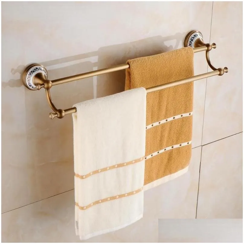 Bath Accessory Set Antique Bathroom Accessories Towel Rack Toilet Paper Holder Ceramic Decoration