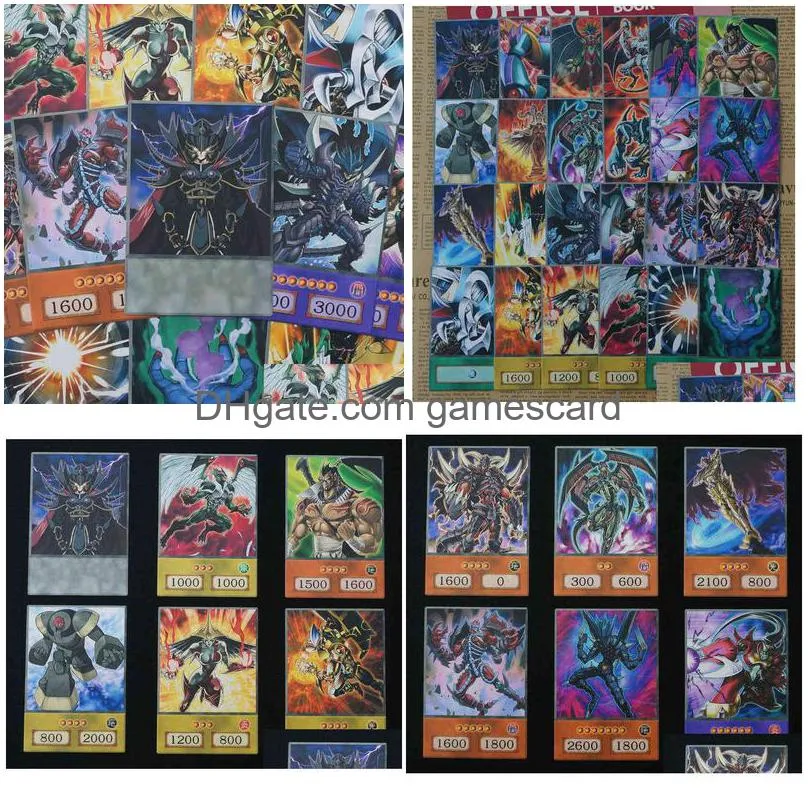 24pcs/set evil hero archetype series anime style cards yugioh gx dark jaden yuki deck sp king evil judai token ygo orica g220311