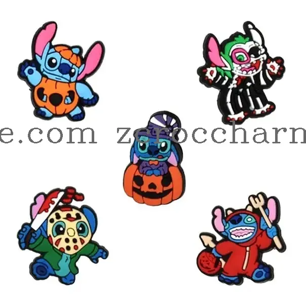 3ml cartoon halloween skull/we bare bears shoe charms party decorations horror movie shoe decoration for bracelet accessories men women gifts