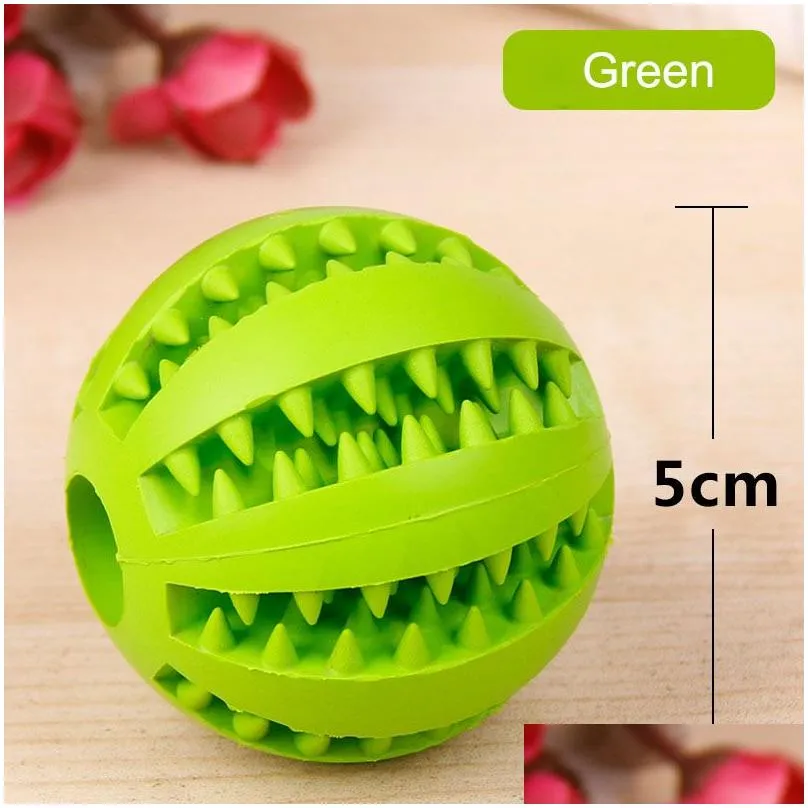 UPDATE Rubber Chew Ball Dog Toys Training Toys Toothbrush Chews Toy Food Balls Pet Product will and sandy Drop Ship