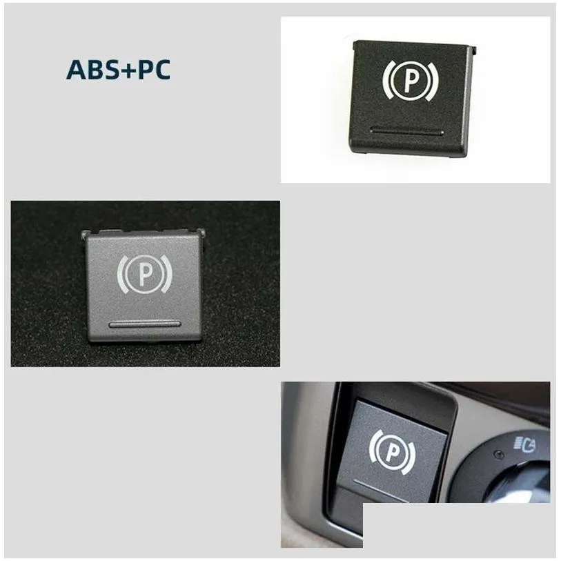 parking brake handbrake p button switch cover replacement for bmw serie 7 e66 e65 2004-2008or