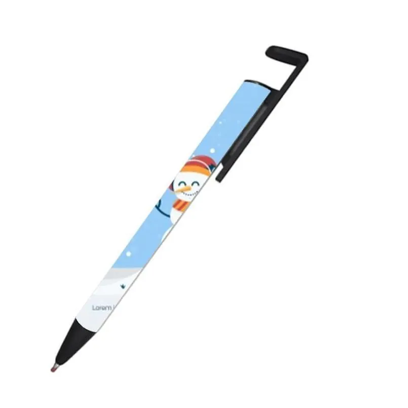 wholesale wholesale ballpoint pen for sublimation blank ballpen shrink warp phone stand pens promotion school office writing supplies