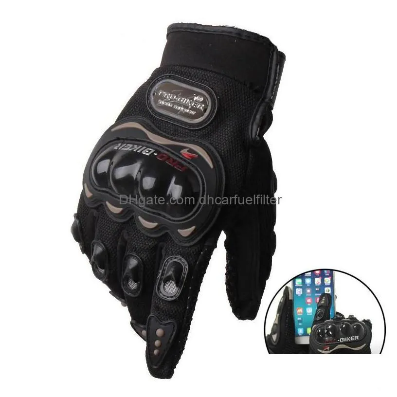 motorcycle gloves probiker men wearable guantes motocross fl finger protective drop delivery mobiles motorcycles accessories dhprg