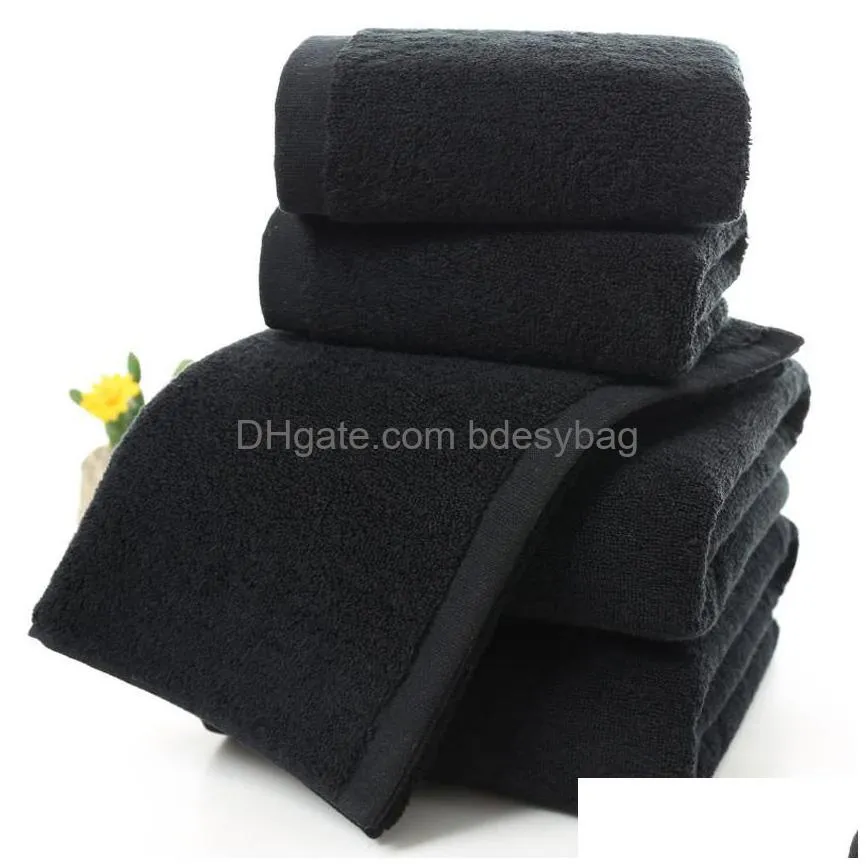 black large bath towel cotton thick shower face towels home bathroom hotel adults badhanddoek toalha de banho serviette de bain