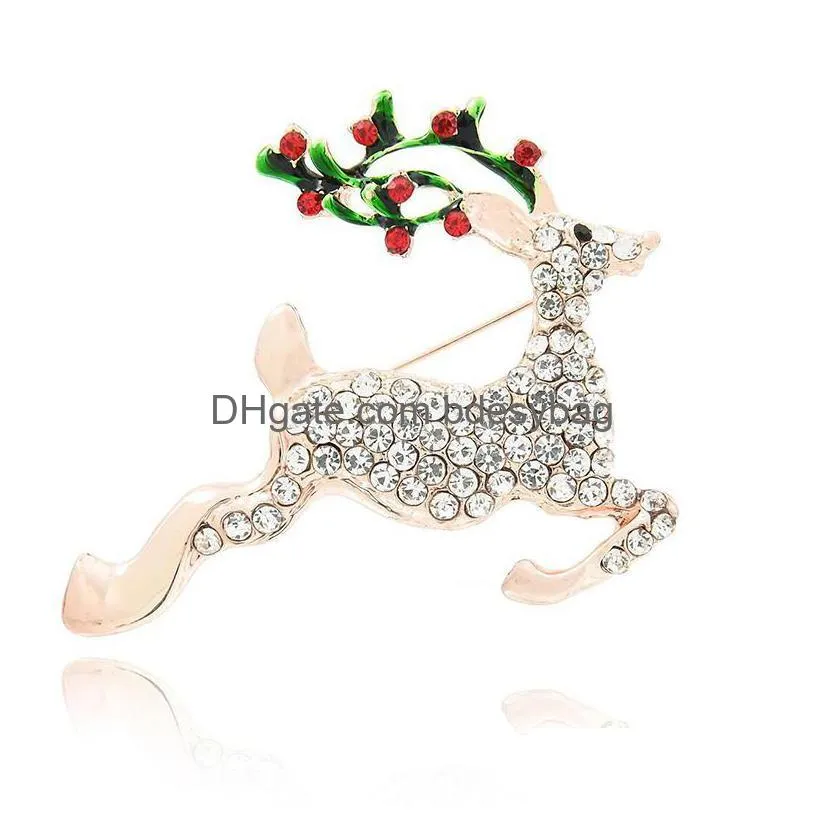 christmas decorations brooch decoration pendant cartoon elk santa claus badge ornamentmas navidad natal year 2022