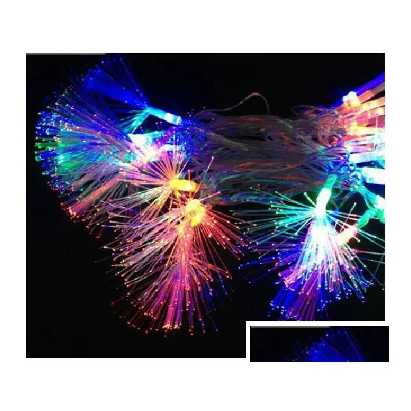 10m led string light fiber optic twinkle fairy lights for christmas wedding party holiday home garland decoration eu/us plug