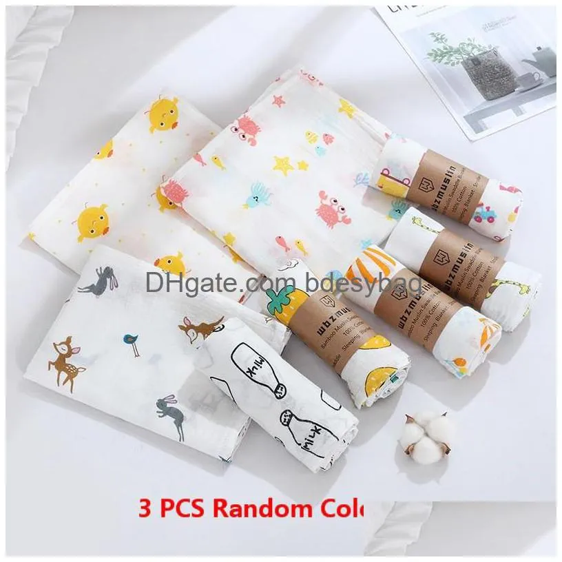 3 pcs/lot factory 70% bamboo+30% cotton robes infant blanket newborn soft bath nursing towel organic baby sheet muslin swaddle wrap crawling