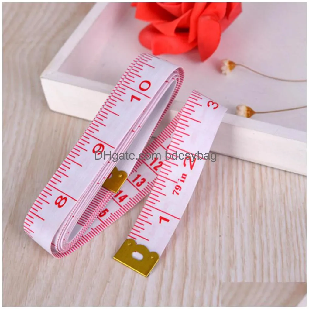1pcs body measuring ruler sewing cloth tailor tape measure soft 200cm long