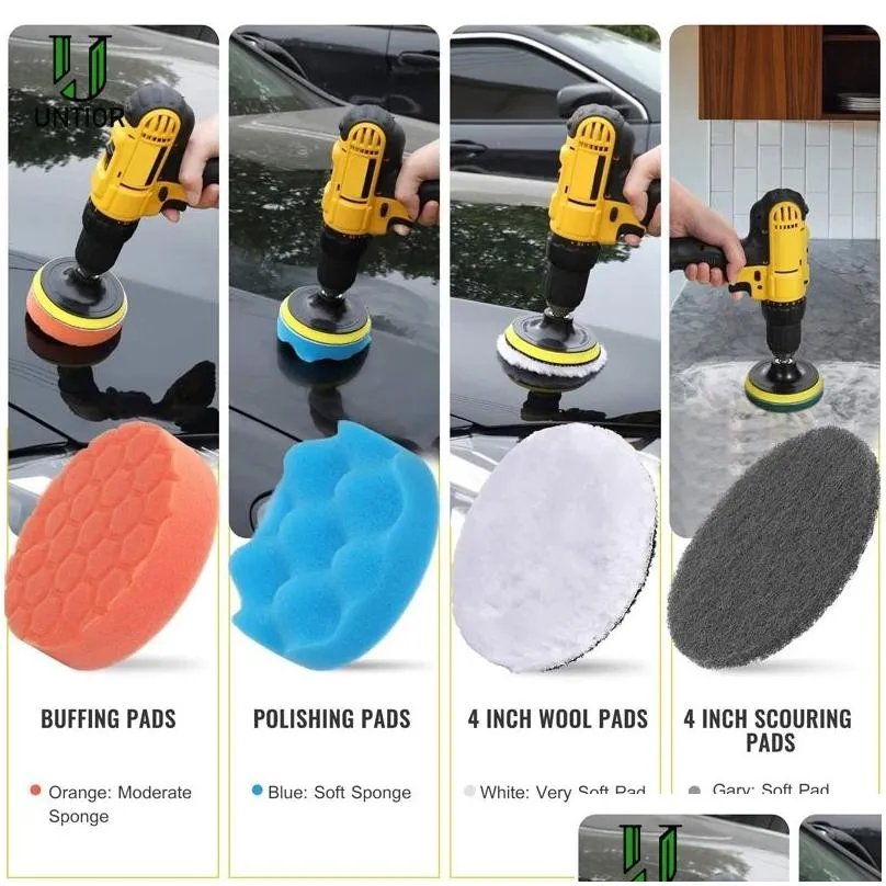 auto electric scrubber brushes kit tool drill brush attachment power scrubbers tools car polisher bathroom cleaner kitchen cleaning