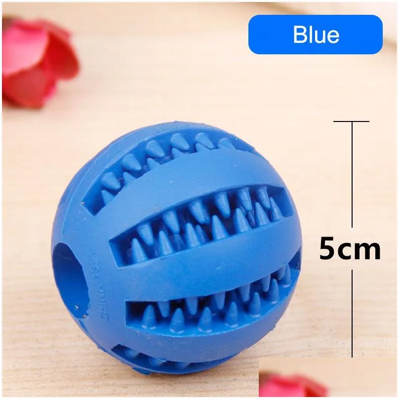 UPDATE Rubber Chew Ball Dog Toys Training Toys Toothbrush Chews Toy Food Balls Pet Product will and sandy Drop Ship