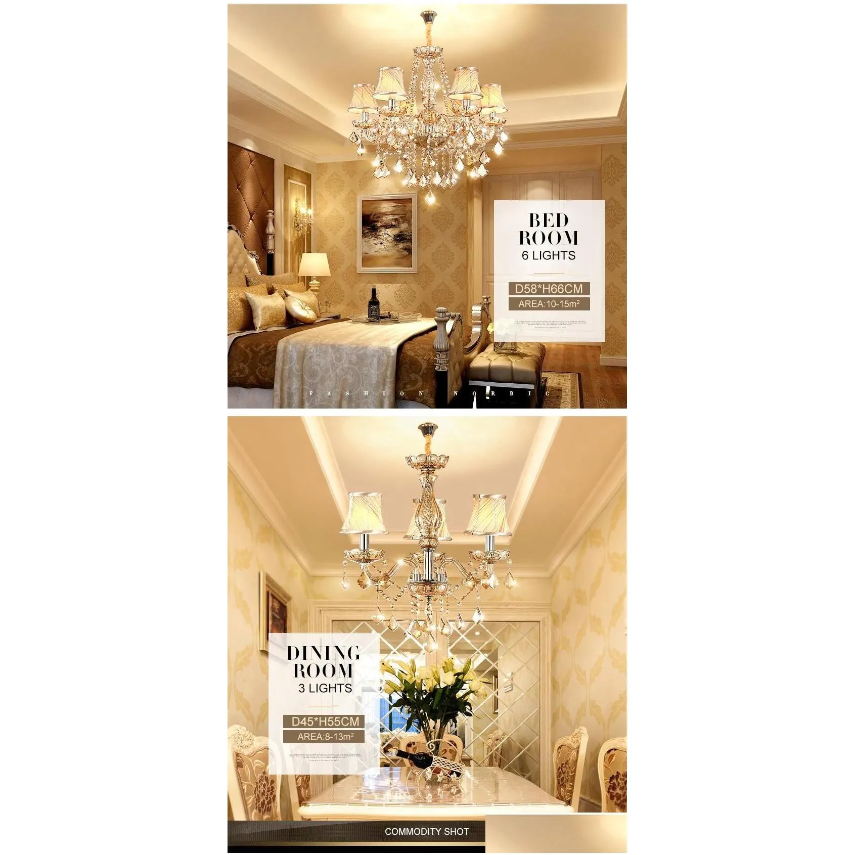 chandeliers modern led amber crystal chandelier lights for living room light ceiling fixture indoor pendant lamp with lampshade