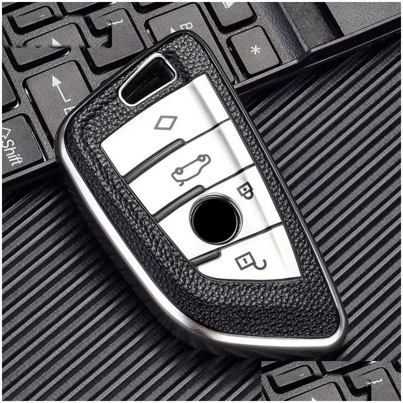 soft car keys protector cover tpu leather key case shell for bmw x1 x3 x5 x6 series 1 2 5 7 f15 f16 e53 e70 e39 f10 f30 g30 auto