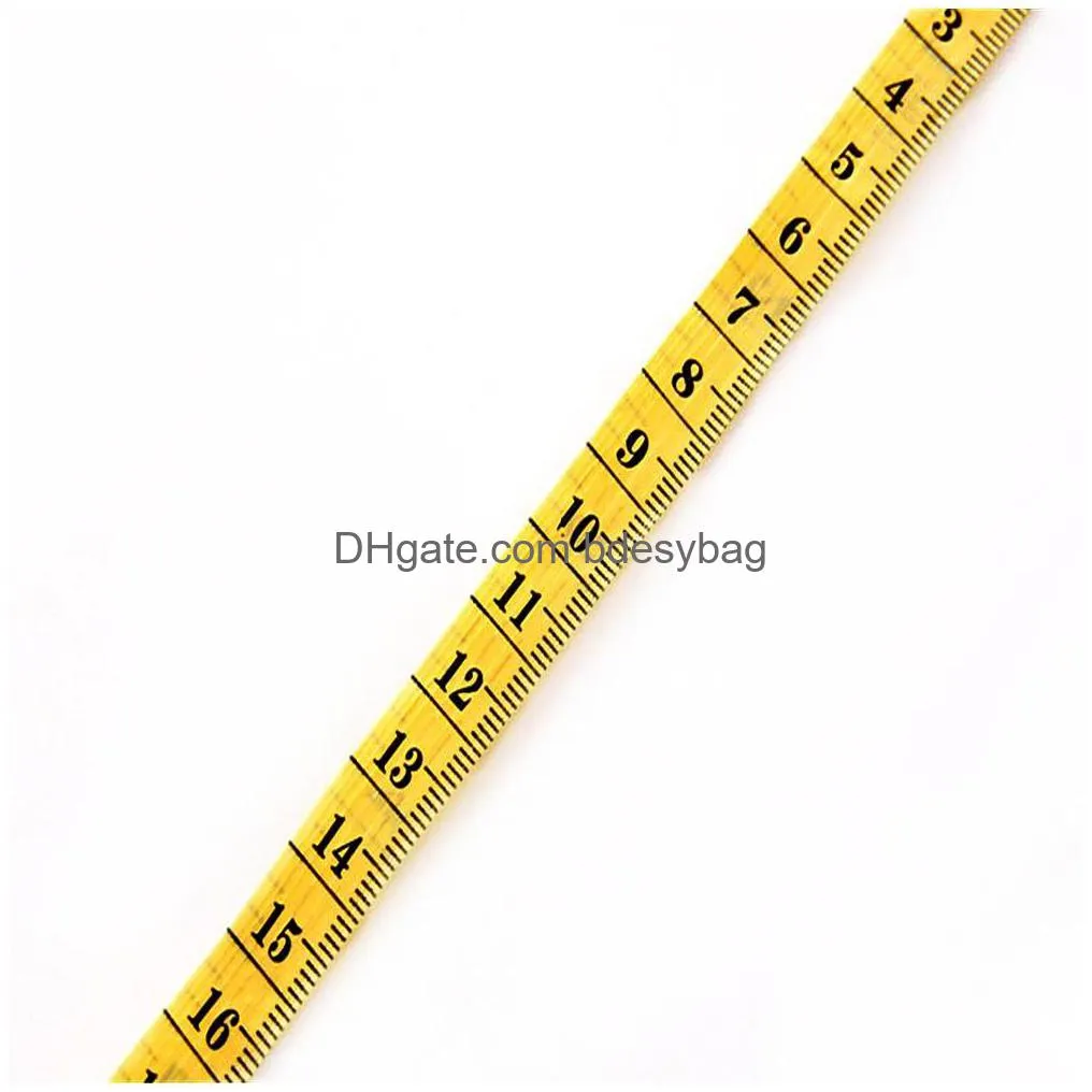 hot body measuring ruler sewing tailor tape measure soft 1.5m ruler meter random color