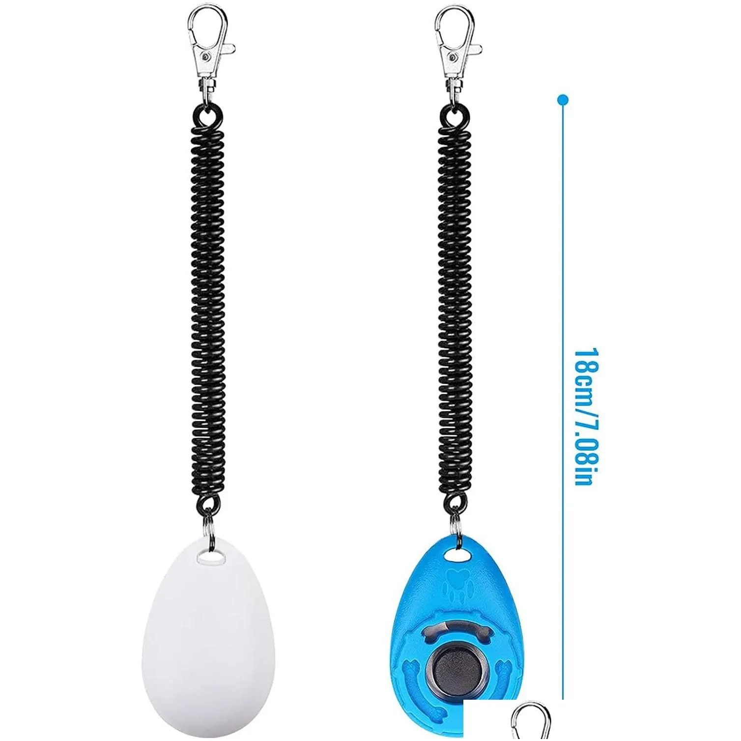 dog training clicker with wrist strap durable lightweight easy to use pet training clicker for cats puppy. perfect for behavioral training