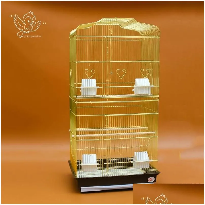 bird cages large luxury parrot cage xuan feng peony myna breeding tiger houses outdoor villa house metal material
